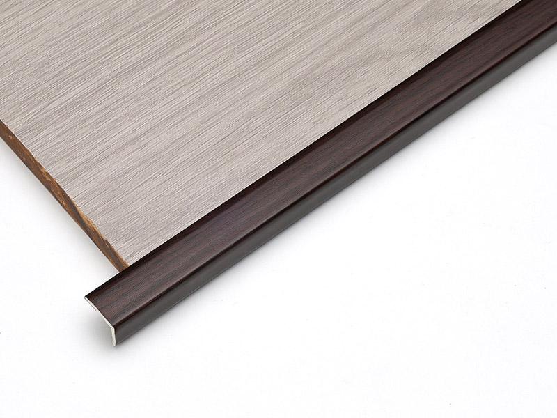 Tiras de borde de piso de PVC en forma de L de 13 * 13 mm