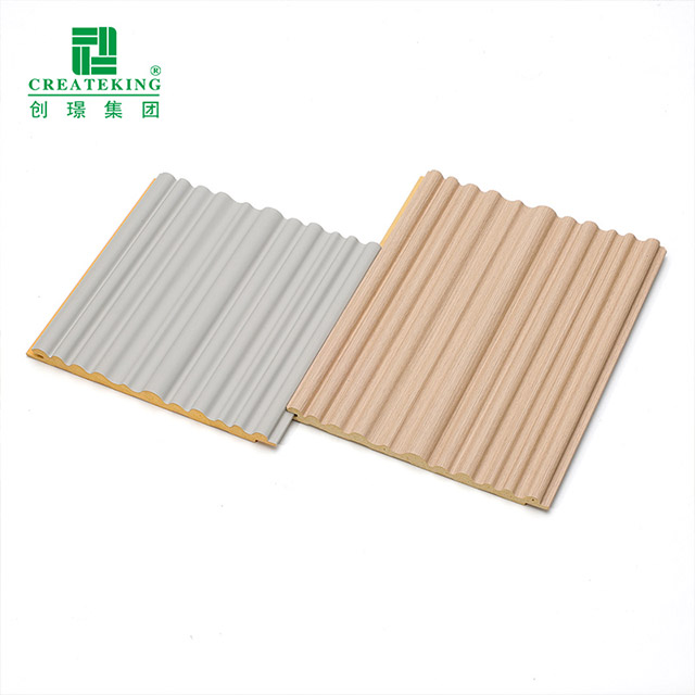 Rejilla con forma de onda de madera maciza de 159 * 11 mm