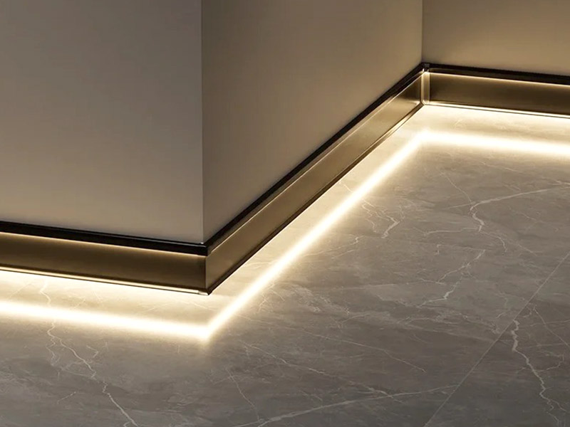 ¿Qué son los rodapiés de iluminación?