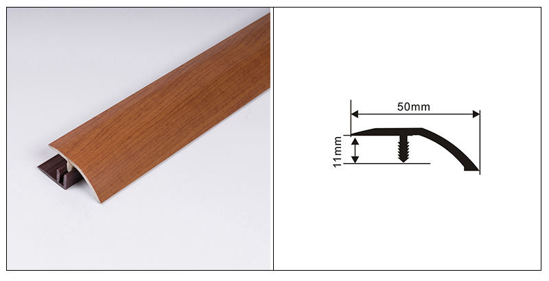 Reductor de umbral de PVC de 50*11 mm