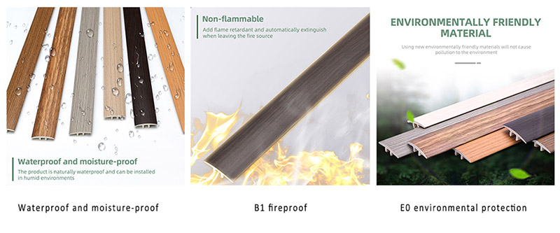 Moldura en T SPC de 25*3 mm