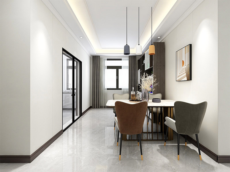 Rodapi&eacute; tipo l&aacute;piz de PVC de 75*15 mm