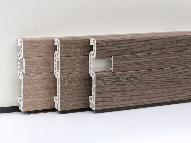Z&oacute;calo de clavo oculto WPC de 60 * 12 mm
