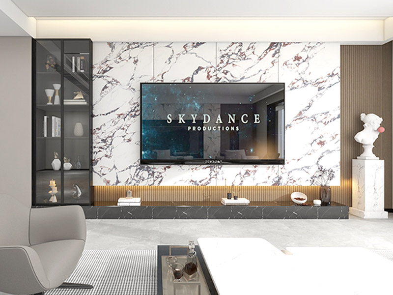 Hoja de m&aacute;rmol con recubrimiento UV