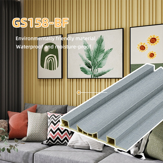 Panel estriado de PVC de 158*19 mm