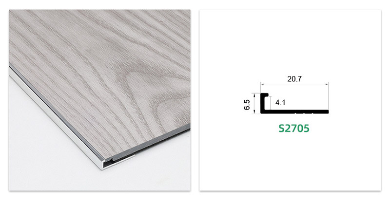 Borde de piso con canal C