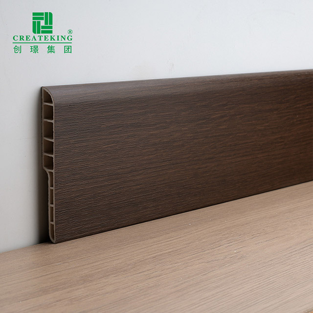 Rodapié tipo lápiz de PVC de 100*12 mm