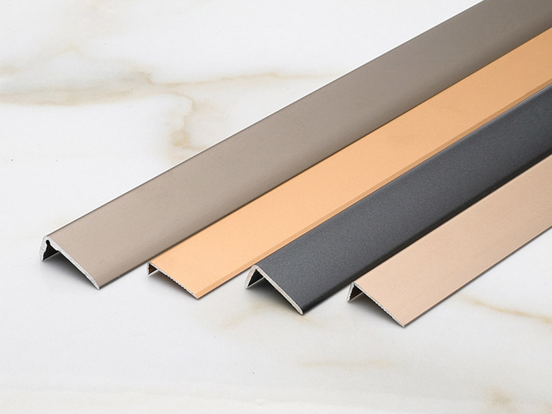 Bandas de borde de piso de aluminio en forma de L