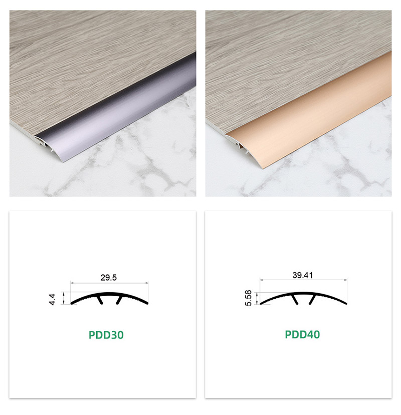 Tira de transici&oacute;n de piso de metal universal