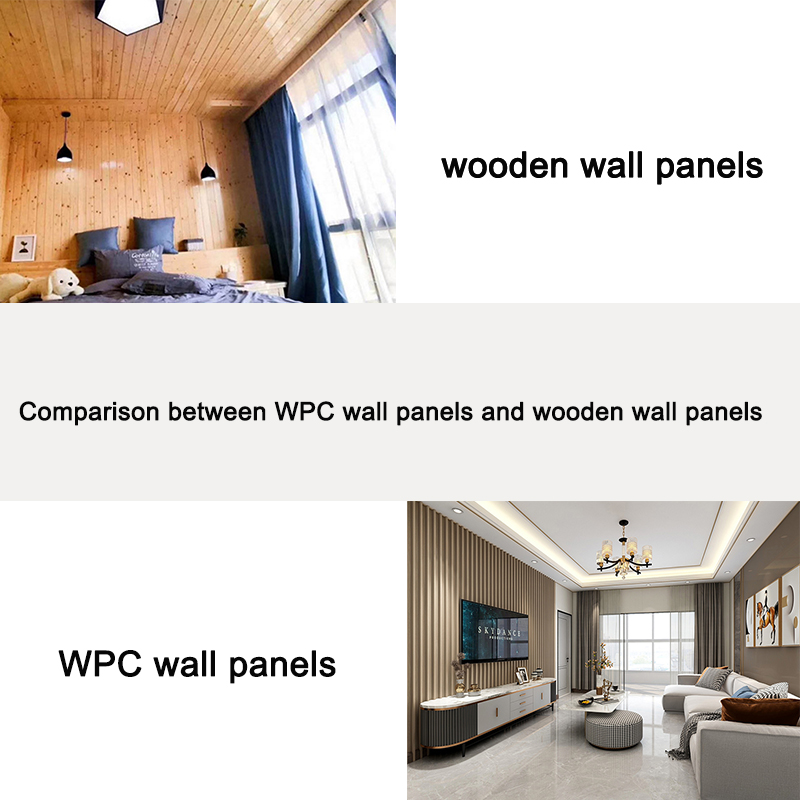 Comparación entre paneles de pared de WPC y paneles de pared de madera