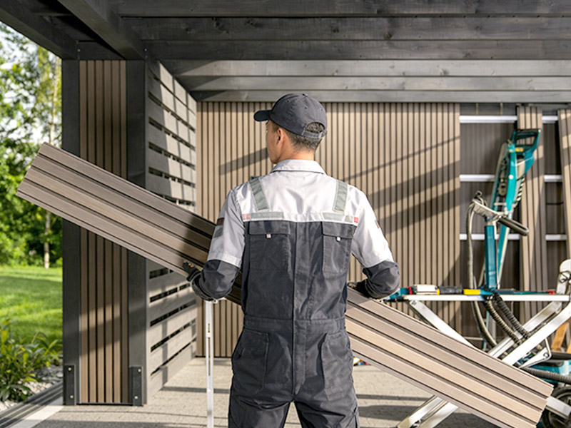 ¿Cómo se instalan los paneles WPC?