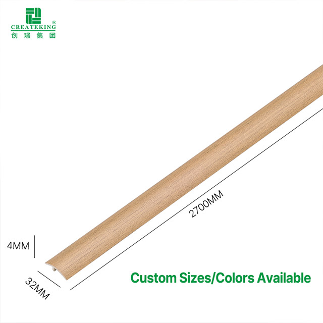 Tira de transición para pisos SPC de veta de madera de 32 * 4 mm