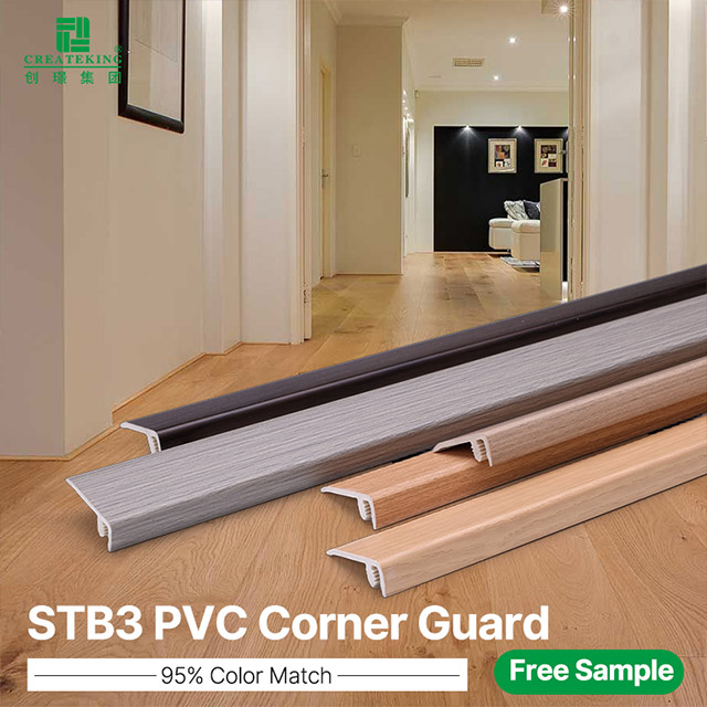 Tiras de borde de piso de PVC en forma de F de 30 * 10,5 mm
