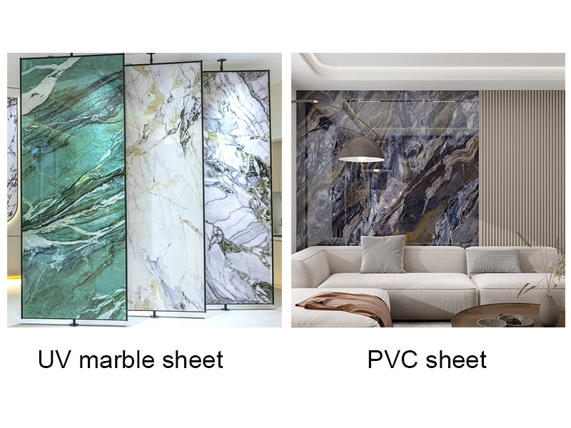 ¿Qué es mejor, hoja de mármol UV o hoja de PVC?
