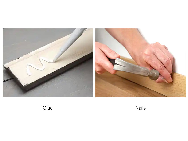 ¿Es mejor pegar o clavar los rodapiés?