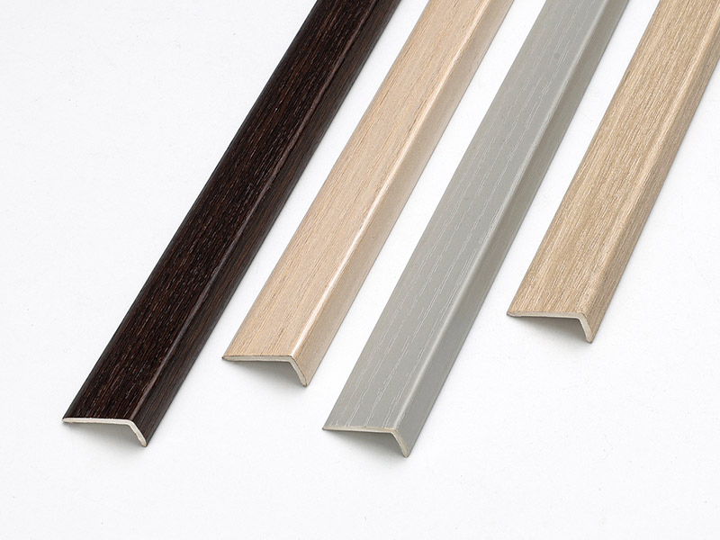 Tira de borde de suelo laminado en forma de L de PVC de 20*10 mm