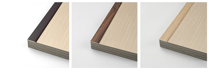 Tiras de ribete para pisos de madera maciza en forma de L de PVC de 30 * 25 mm