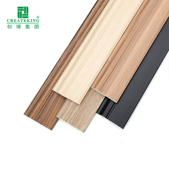Zócalo hueco de múltiples cavidades de PVC de 70 * 16 mm