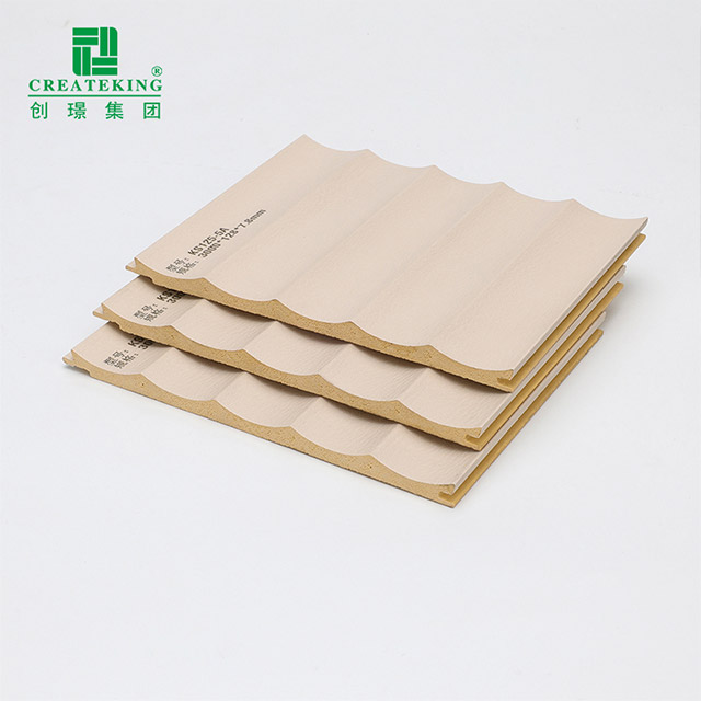 Paneles de pared estriados cóncavos de 128*7,8 mm