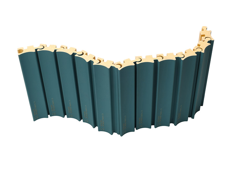 Paneles de pared estriados giratorios de PVC de 52 * 25 mm