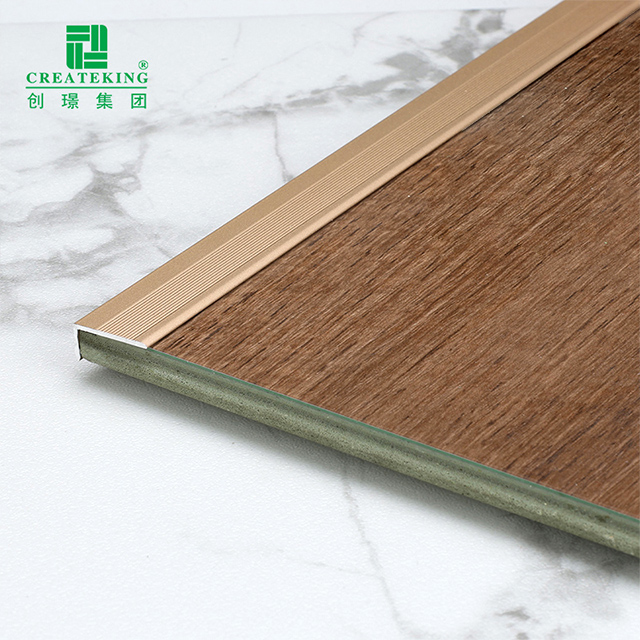 Borde de piso de aluminio en forma de L de 7x15 mm