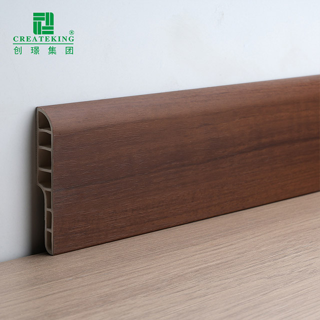 Rodapié tipo lápiz de PVC de 70*12 mm