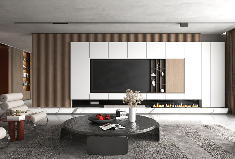 Panel de pared ranurado