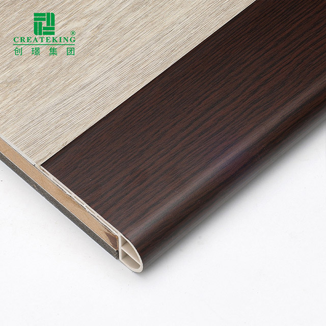 Tiras de borde de escalera SPC de 75 * 25 mm