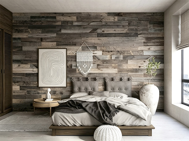 Paneles de madera recuperada