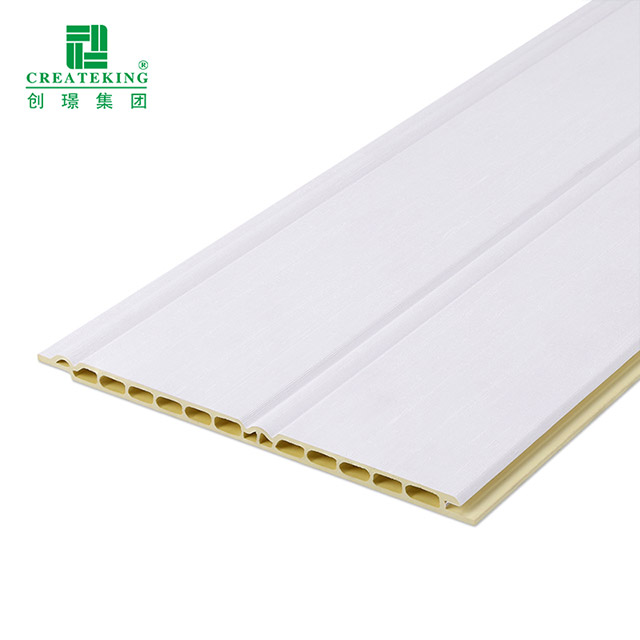 Tableros de pared huecos de WPC de 195 * 9 mm