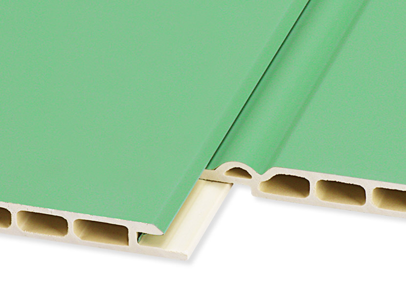 Tableros de pared huecos de WPC de 195 * 9 mm