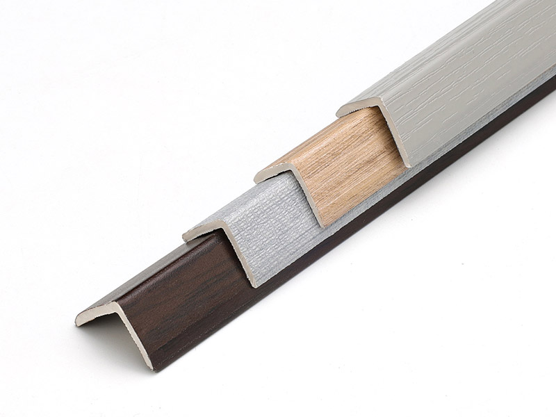 Tiras de borde de piso de PVC en forma de L de 13 * 13 mm