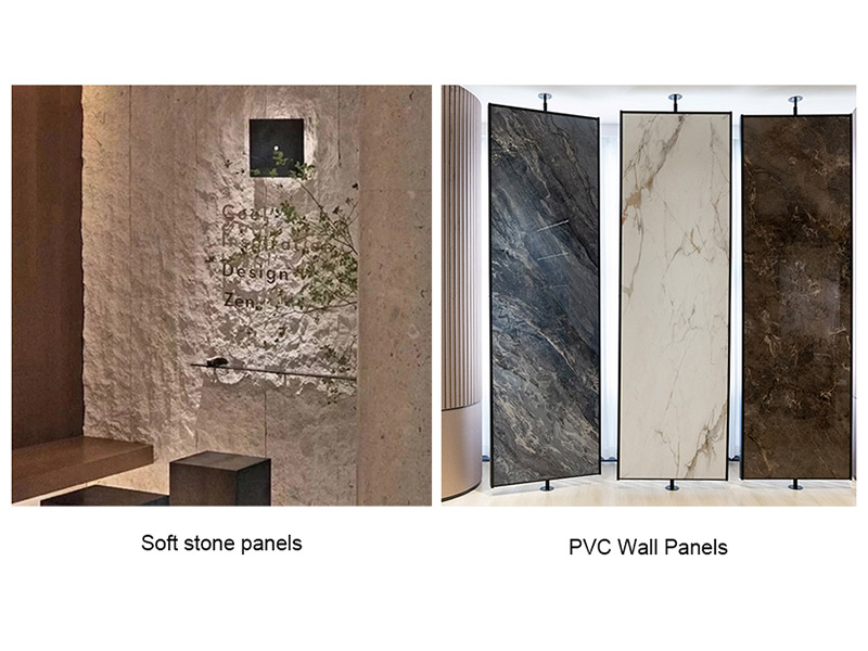 Paneles de piedra blanda