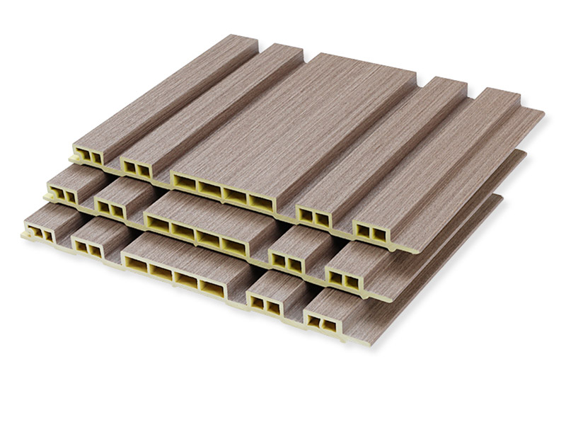 Paneles de pared estriados de WPC