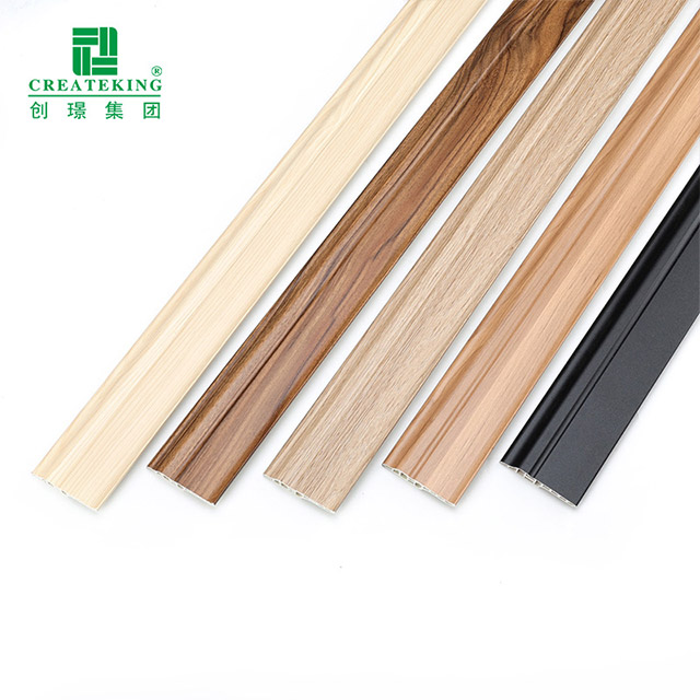 Zócalo hueco de múltiples cavidades de PVC de 70 * 16 mm