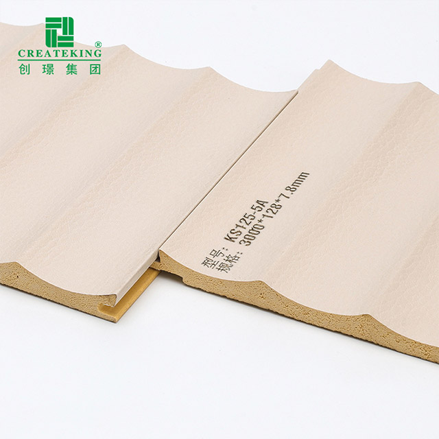 Paneles de pared estriados cóncavos de 128*7,8 mm