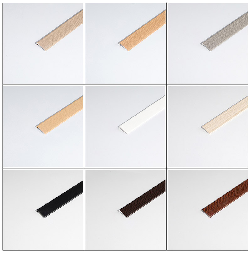 Perfiles de bordes de piso de PVC en forma de L de 20 * 4,5 mm