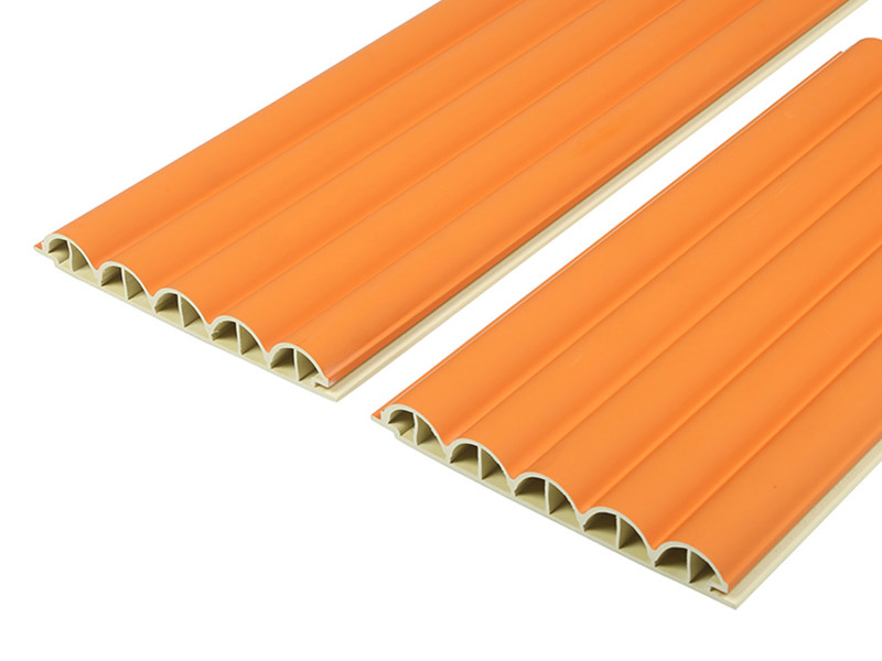 Panel de pared semicircular de WPC