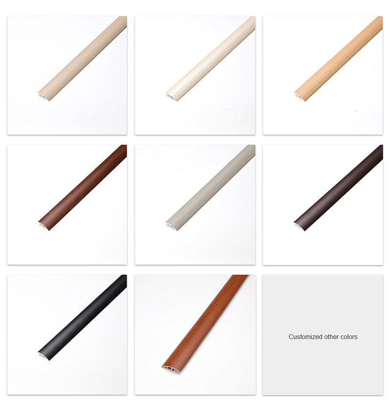 Reductor de pisos de PVC de imitaci&oacute;n de madera de 28 * 5 mm