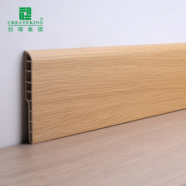 Rodapié tipo lápiz de PVC de 100*12 mm