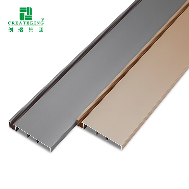 Zócalos de aluminio de versatilidad extruida especial