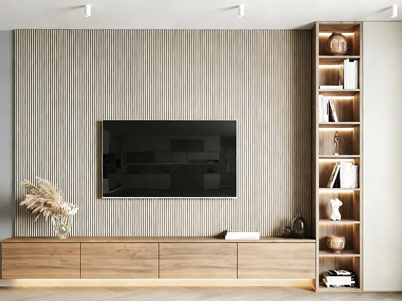 Opciones de color del panel de pared de WPC