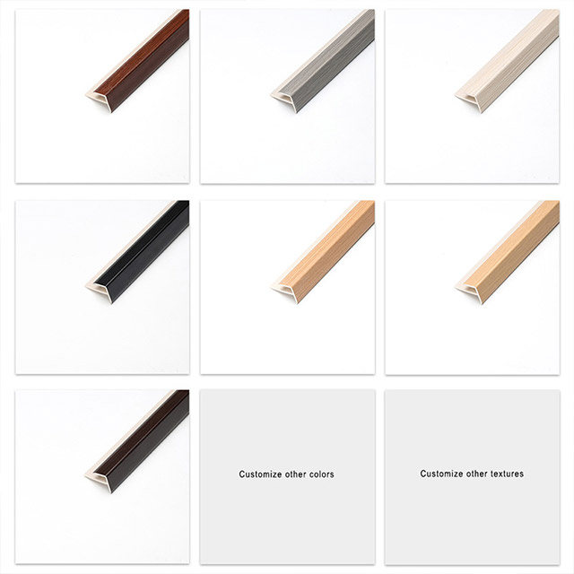 Perfiles de nariz de escalera de PVC en forma de F de 20 * 25 mm