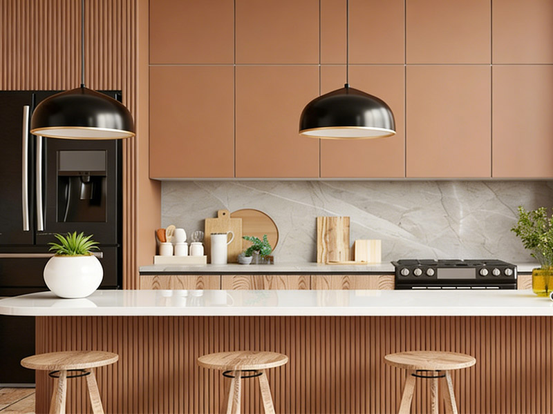 ¿Se pueden utilizar paneles de pared de WPC en una cocina?