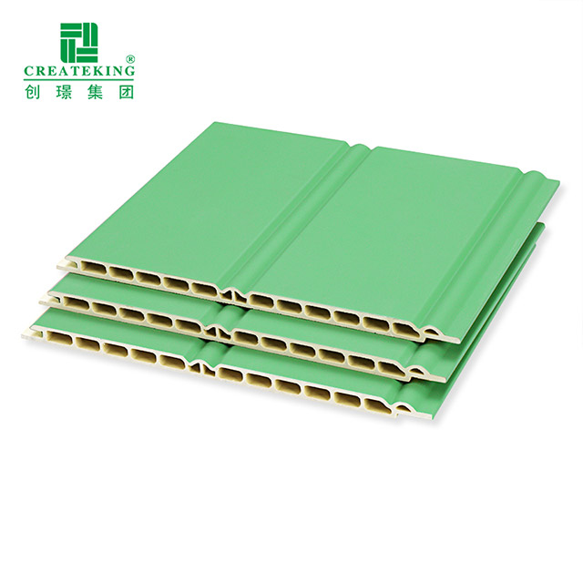 Tableros de pared huecos de WPC de 195 * 9 mm