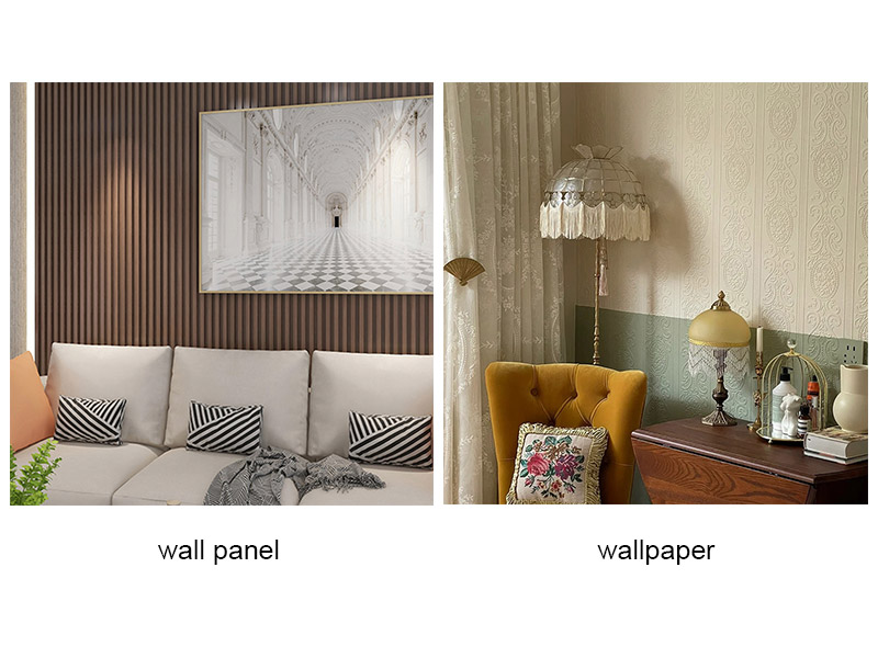 ¿Qué es mejor, un panel de pared o papel tapiz?