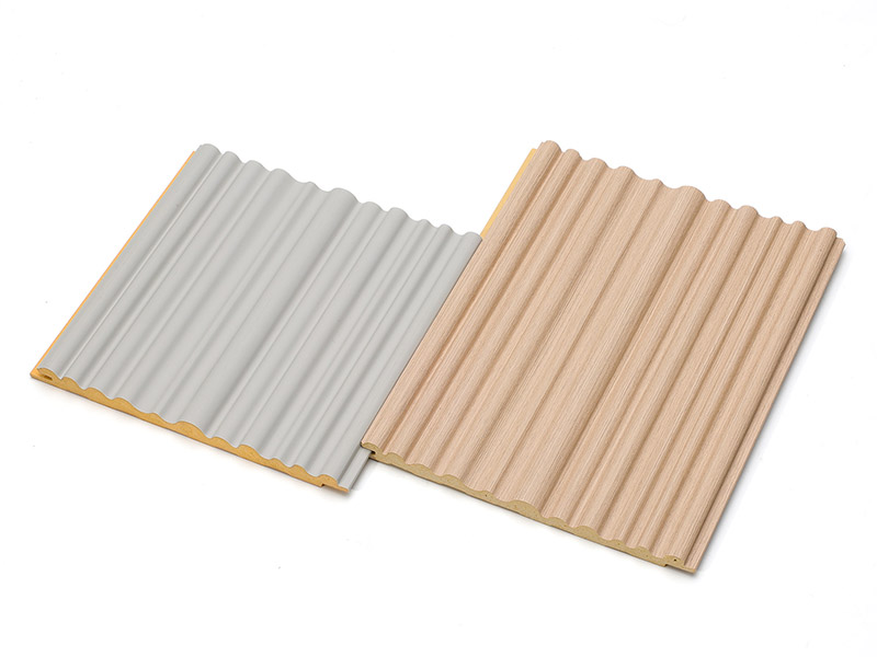 Rejilla con forma de onda de madera maciza de 159 * 11 mm