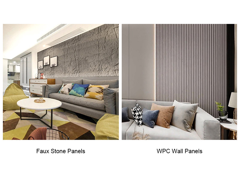 Paneles de piedra sintética vs. Paneles de pared de WPC: una guía completa