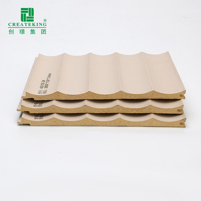 Paneles de pared estriados cóncavos de 128*7,8 mm