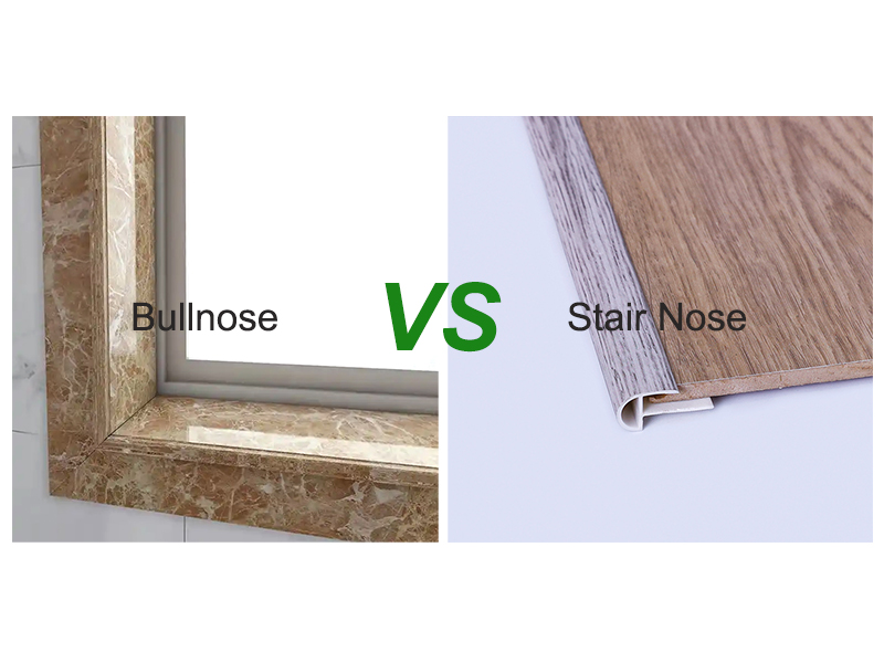 ¿Cuál es la diferencia entre Bullnose y Stair Nose?